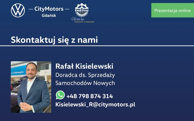 Volkswagen Golf cena 214900 przebieg: 10, rok produkcji 2024 z Jelcz-Laskowice małe 667